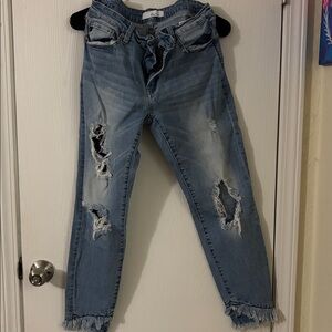 KanCan Sky Blue Denim Pants